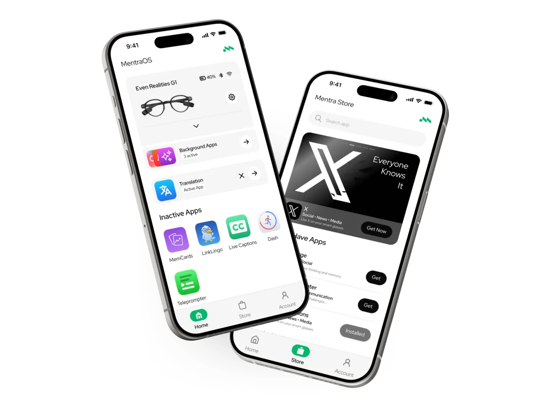 Thiết kế giao diện MentraOS 3.0